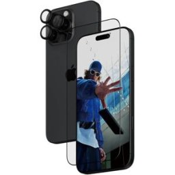 PanzerGlass® 2-in-1 Protection Set for iPhone 16 Pro – Premium Screen & Camera Lens Protector, Scratch & Shock Resistant, Easy Install