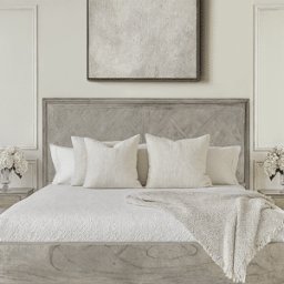 Elysium Natural Wood Luxury Bed, King