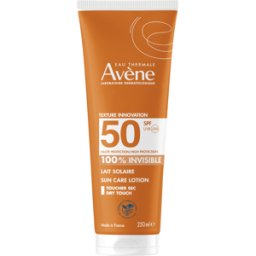 Avène Very High Protection Sun Care Body Lotion Invisible SPF50 for Sensitive Skin 250mL SPF50
