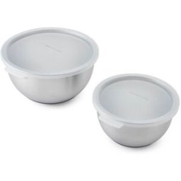 KitchenAid Set of 2 Stainless Steel Mixing Bowls