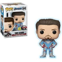 Funko Pop! Marvel Avengers: Endgame – Tony Stark Unmasked Iron Man Glow in the Dark (Target Exclusive)
