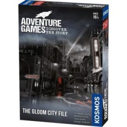 Thames & Kosmos Adventure Games: The Gloom City File – Cooperative Mystery Card Game (1–4 Players, Age 16+)