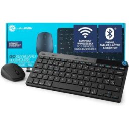 JLab Go Bundle – Bluetooth & Wireless Keyboard and Mouse Set Multi-Device Compatible for iPad, Laptop, PC, Mac, Windows, Tablet
