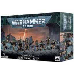 Warhammer 40,000 - Astra Militarum: Cadian Shock Troops (2023 Edition)