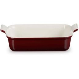 Le Creuset Stoneware Heritage 26cm Rectangular Deep Dish - Garnet