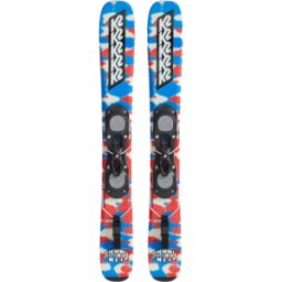 K2 Fatty Snowblades Twin Tip Skis (Red) - Red;Blue - Size: 88cm