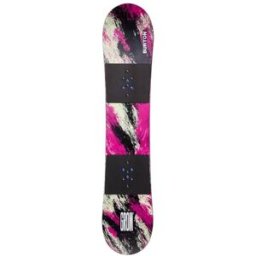 Burton Grom Kids Snowboard (Black/Purple) - Black;Purple;White - Size: 130cm