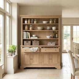 Harbour Lifestyle Amberley 5ft Grand Open Dresser in Light Oak