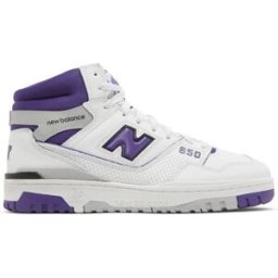 New Balance BB650RCF White Interstellar Purple Men's Sneakers - UK Size 10.5, New