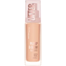 Maybelline Lifter Plump and Glow Foundation SPF15 30mL 102 SPF15