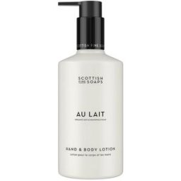 Scottish Fine Soaps Au Lait Hand & Body Lotion 300ml Pump Bottle