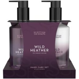 Scottish Fine Soaps Wild Heather Hand Care Set 2 x 300ml Pump Bottles