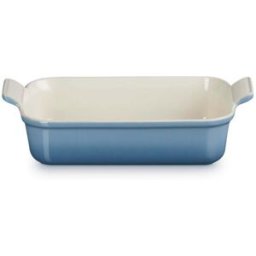 Le Creuset Stoneware Heritage 26cm Deep Rectangular Dish - Chambray