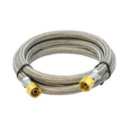 Hamilton Gas Products Ltd Propane High Pressure Galv. Braided Gas Hose - 3/8 x 3/8 LH BSP FM x 2M