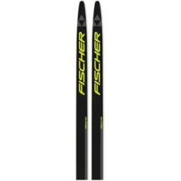 Fischer Twin Skin Race Junior Classic Cross Country Skis (Black) - Black;Yellow - Size: 127cm