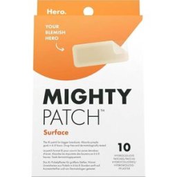Mighty Patch Surface XL Hydrocolloid Acne Patches – Large Spot Treatment (10 Patches)