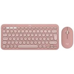Logitech Pebble 2 MK380 Wireless Keyboard & Mouse Set - Rose