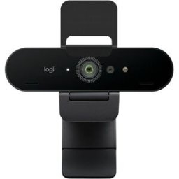 Logitech Brio 4K Webcam – Ultra HD Video Calling, Noise-Cancelling Mic, Auto Light Correction, Wide Field of View (Teams/Zoom/Meet)