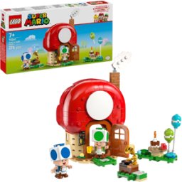 Lego Super Mario 72041 Party At Toad's House 276 Piece Set, New