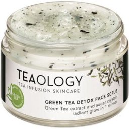 Teaology Green Tea Detox Face Scrub Radiant Glow in 1 Minute 50mL