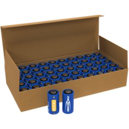 Ansmann Bulk CR123A Batteries Box of 50