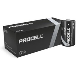 Duracell Procell Constant D LR20 PC1300 Batteries Box of 10