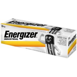 Energizer Industrial D LR20 Batteries Box of 12
