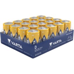 Varta Industrial Pro 4020 D LR20 Batteries Box of 20