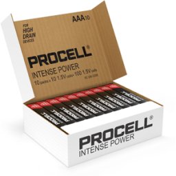 Duracell Procell Intense Power AAA LR03 PX2400 Batteries Box of 100