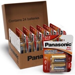 Panasonic Pro Power D LR20 Batteries 24 Pack