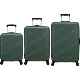 American Tourister Jet Driver 3.0 3 Piece Suitcase Set - Dark Olive
