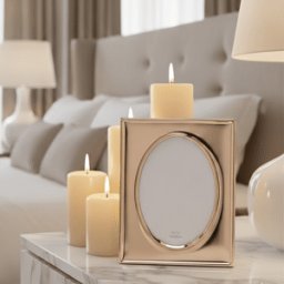 Otium Gold Oval Cut Out Photo Frame - 5x7
