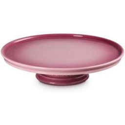 Le Creuset Stoneware 30cm Footed Cake Stand - Rose Quartz