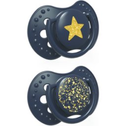 Lovi Dynamic Silicone Soother 2 un. Stardust 0-3 Months