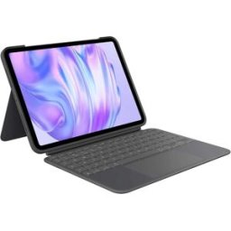Logitech Combo Touch Keyboard Case for iPad Pro 11-inch (2024) - Backlit, Detachable, Kickstand, QWERTY UK - Graphite, New