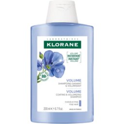 Klorane Flax Fiber Volume Shampoo for Thin Hair 200mL