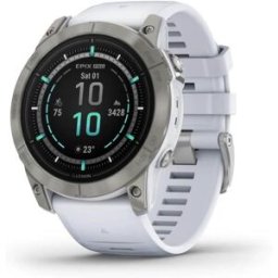 Garmin Epix Pro (Gen 2) 51 mm Sapphire Edition Smartwatch – White