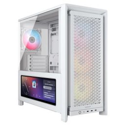 Corsair Frame 4000D LCD RS ARGB Mid Tower Case - White
