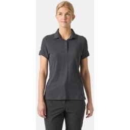 Helly Hansen Women's Crewline Quick-Dry Stretch Polo Shirt Black XL - Ebony Black - Female