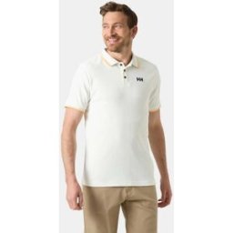 Helly Hansen Men's Kos Marine Quick-Dry Polo White 2XL - Offwhite White - Male