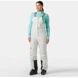 Helly Hansen Women's Switch Cargo Bib Pants Green M - Seafoam Green - Female