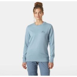 Helly Hansen Women's Nord Graphic Crewneck Sweatshirt Navy XL - Windy Blue Navy - Female