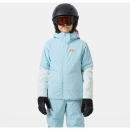 Helly Hansen Juniors’ Jewel Resort Ski Jacket Blue 13 - Light Cyan Blue - Unisex