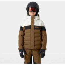 Helly Hansen Junior's Girl Diamond Warm Ski Jacket Brown 13 - Sepia Brown - Unisex