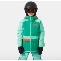 Helly Hansen Junior Girls’ Stellar Jacket 2.0 Green 12 - Lagoon Green - Male