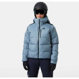 Helly Hansen Women's Kvitfjell Race Puffy Ski Jacket Navy L - Washed Navy Blue - Female