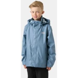 Helly Hansen Junior's Moss Classic Helox Rain Jacket Navy 10 - Washed Navy Blue - Unisex