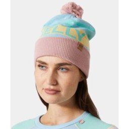 Helly Hansen Unisex Ridgeline Retro Ski Beanie Blue STD - Light Cyan Blue - Unisex