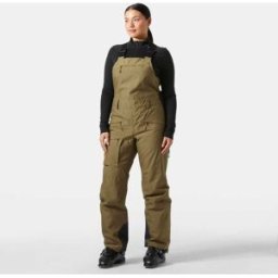 Helly Hansen Women's Powderqueen Bib Pants 2.0 Brown M - Sepia Brown - Female