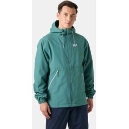Helly Hansen Men's Sandoy Rain Jacket Green L - Opal Green - Male